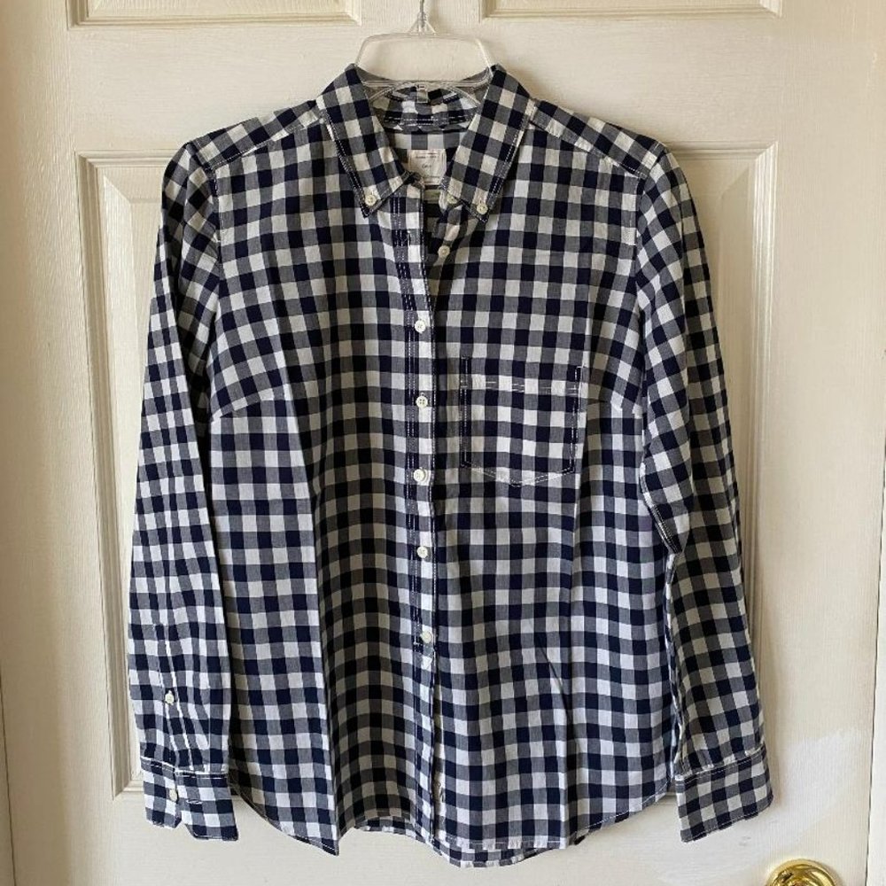 GAP Classic-fit Button Down Shirt in Gingham Size S